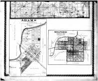 Clay Township, Clifty P.O., Milford, Adams, Newington P.O. - Below, Decatur County 1882